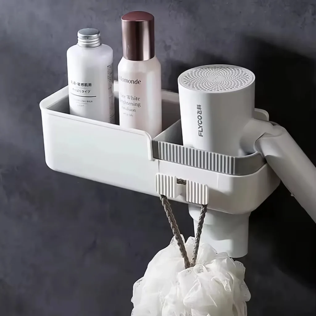 Hair Dryer Storage Rack for Bathroom Toilet